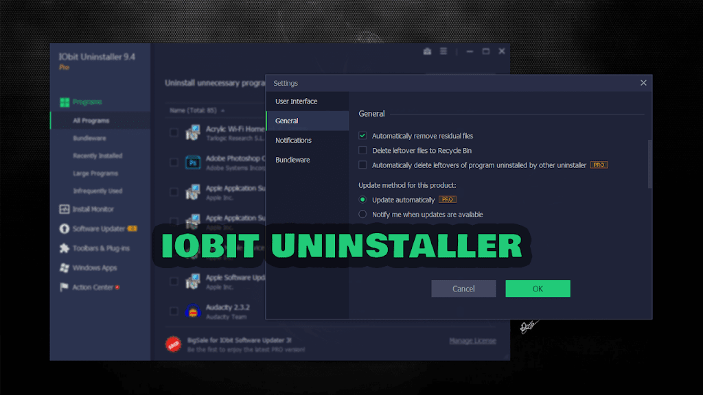 how to download and install the latest version of  IObit Uninstaller 6 Tutorial (Uninstall Programs)
